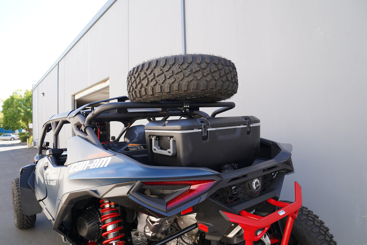Can-Am Maverick R Mid-Height Dual Clamp Spare Tire Mount-Spare Tire Mounts-Factory UTV-Black Market UTV
