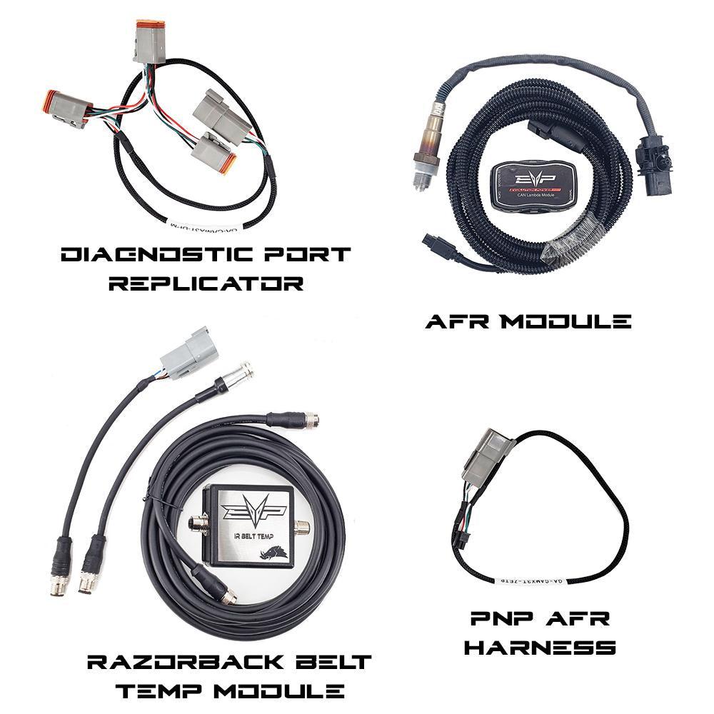 COMPONENTS FOR LIVE MONITOR MODULES FOR DASH &amp; CODESHOOTER-Belt Temp Gauge-EVP-Can Am AFR Module &amp; Harness-Black Market UTV