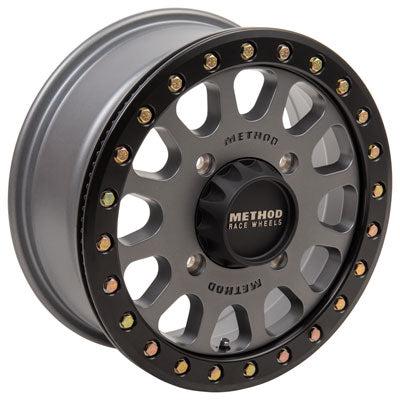 401 BEADLOCK WHEEL (TITANIUM)-Wheels-Method-Front-15x6 5.0 + 1.0-Black Market UTV