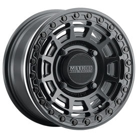 Method Race Wheels 415 Beadlock Wheel-Wheels-Method-Front-Matte Black-15x7 5.0 + 2.0-Black Market UTV