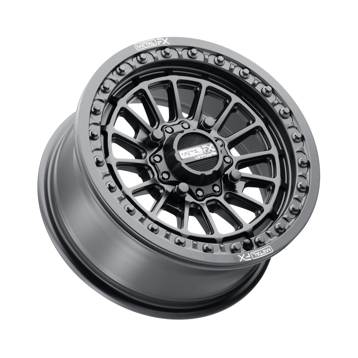 DELTA BEADLOCK WHEEL (SATIN BLACK)-Wheels-Metal FX Offroad-15x7 | 25mm | 4x136/4x137 | 78301 (Can-Am / Honda)-Black Market UTV