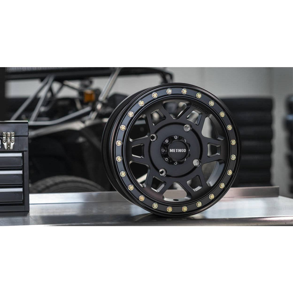 405 BEADLOCK WHEEL (MATTE BLACK)-Wheels-Method-15x7 (13mm)-4x137-Black Market UTV