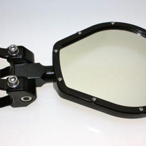 6″ FLAT GLASS FOLDING SIDE MIRROR-Side Mirrors-Axia Alloys-Silver-1.5&quot;-Black Market UTV