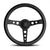 MOMO Heritage Prototipo Black 350mm Steering Wheel-Steering Wheel-MOMO-350mm - Black Leather-Brushed Black Anodized-Black-Black Market UTV