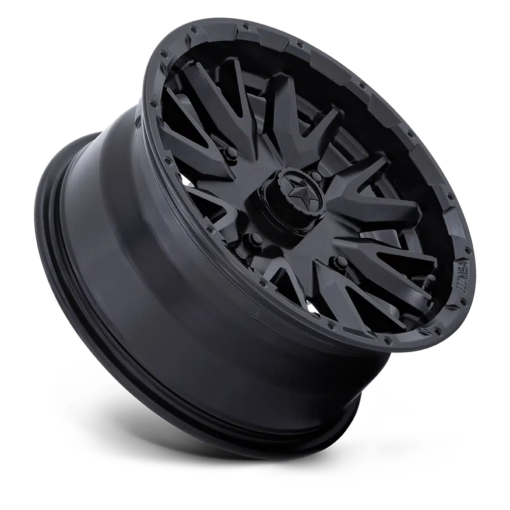 MSA CREED WHEEL-Wheels-MSA-MATTE BLACK-14&quot; diameter - 14X7 -47mm offset - 4X110 bolt pattern-Black Market UTV