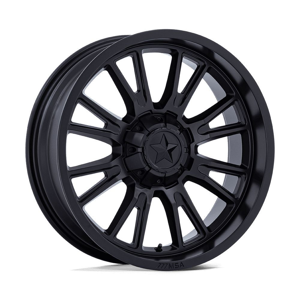 MSA THUNDERLIPS WHEEL-Wheels-MSA-MATTE BLACK-14&quot; diameter - 14X7 10mm offset - 4X137/4X156 bolt pattern-Black Market UTV