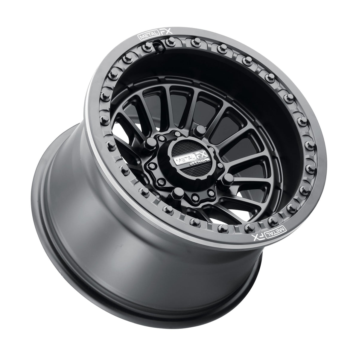 DELTA BEADLOCK WHEEL (SATIN BLACK)-Wheels-Metal FX Offroad-15x10 | 0mm | 4x136/4x137 | 78304 (Can-Am / Honda)-Black Market UTV