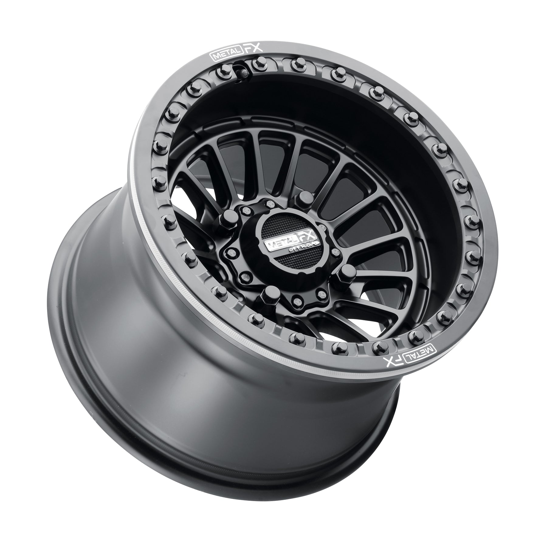DELTA BEADLOCK WHEEL (SATIN BLACK)-Wheels-Metal FX Offroad-15x7 | 25mm | 4x136/4x137 | 78301 (Can-Am / Honda)-Black Market UTV