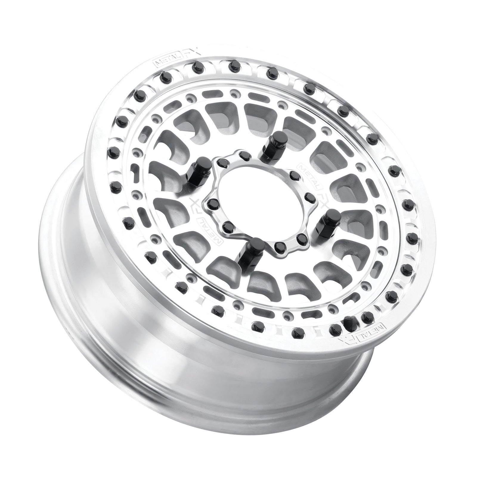 HITMAN BEADLOCK (RAW)-Wheels-Metal FX Offroad-15x6 | +38mm/4.5+1.5 | 4x136/4x137 | 78103 (Can-Am / Honda)-Black Market UTV