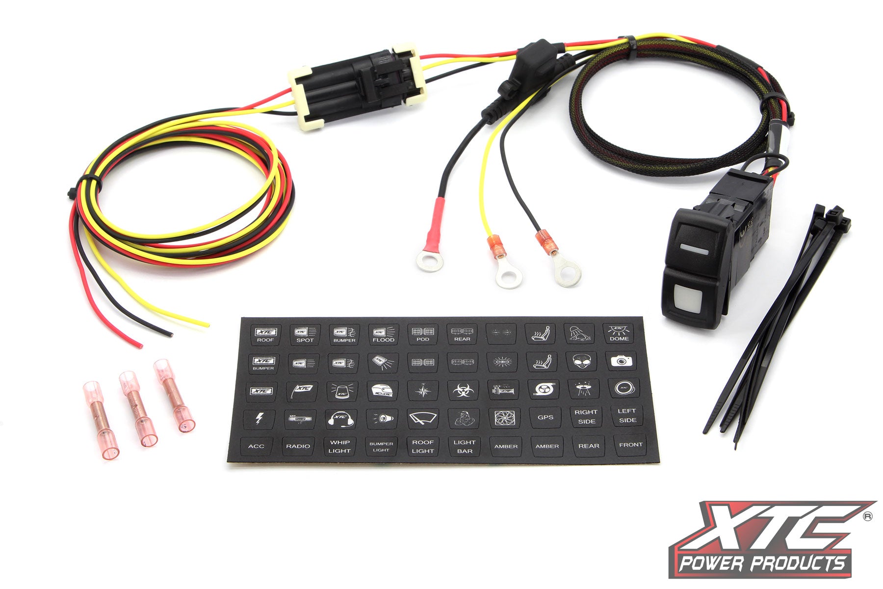 Polaris RZR XP 1 Switch Light Duty Power Control System-Lighting Harness-XTC-Black Market UTV