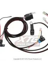 Radio - Intercom Plug &amp; Play Relayed Wire Harness with Triple Fuse Power Protection-Switch-XTC-Black Market UTV