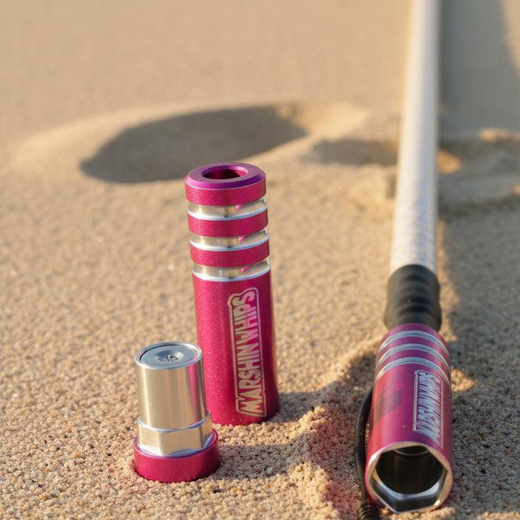 Game Changer LED Whip - Malibu Barbie Pink Single-Marshin Whips-2 FT-RED-Black Market UTV