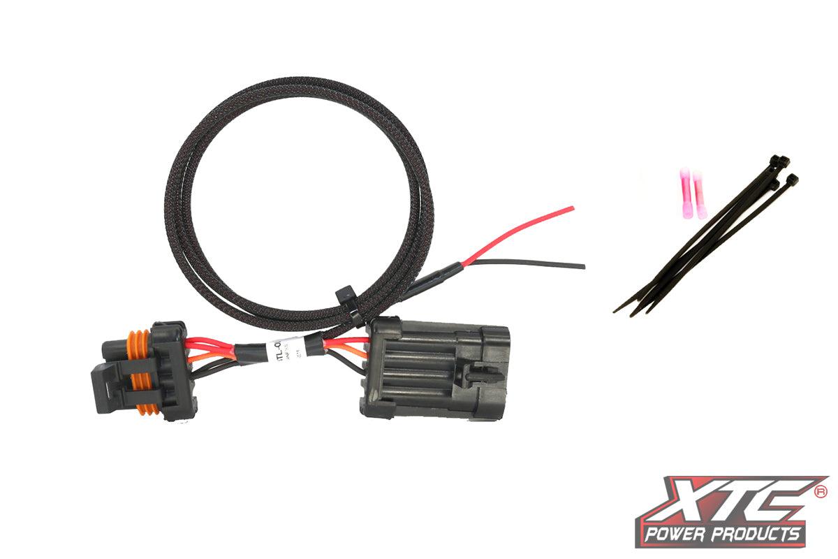 Tail Light Power Harness for License Plate and Whip Lights-Power Adapter-XTC-Black Market UTV