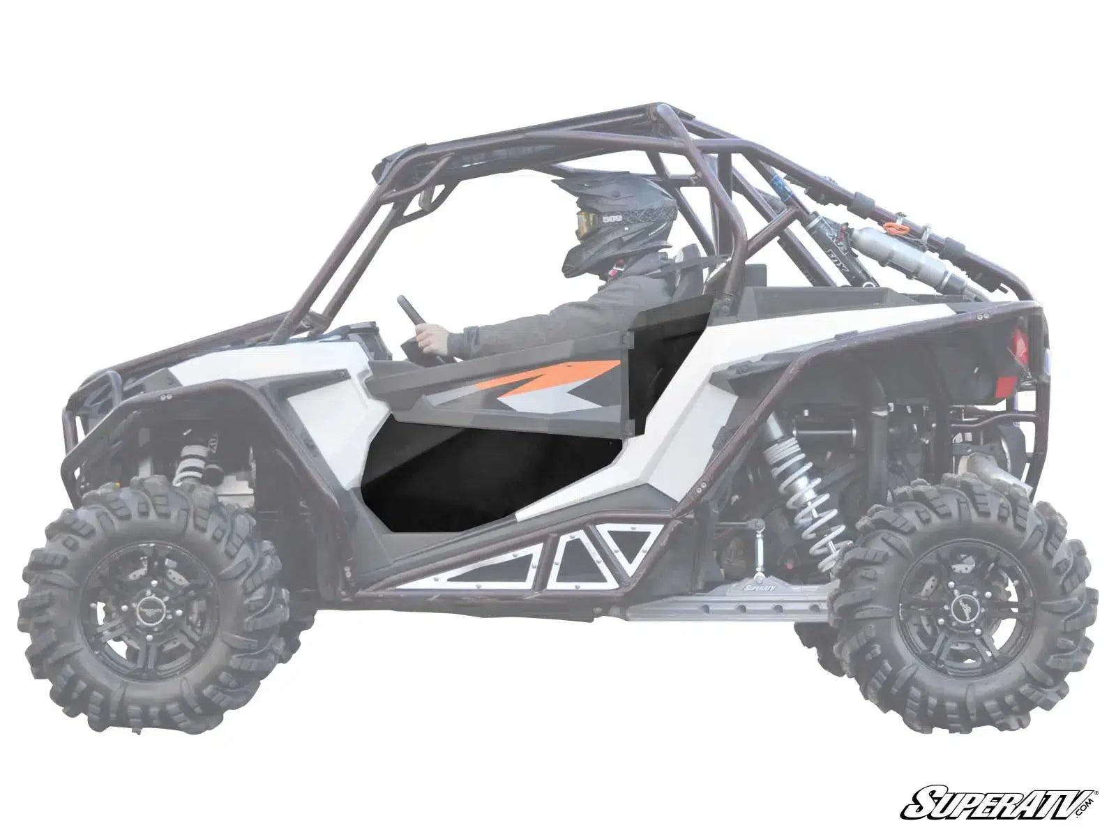 POLARIS RZR XP TURBO S LOWER DOORS-Doors-Super ATV-2 Door-Add Plastic Side Panels-Black Market UTV