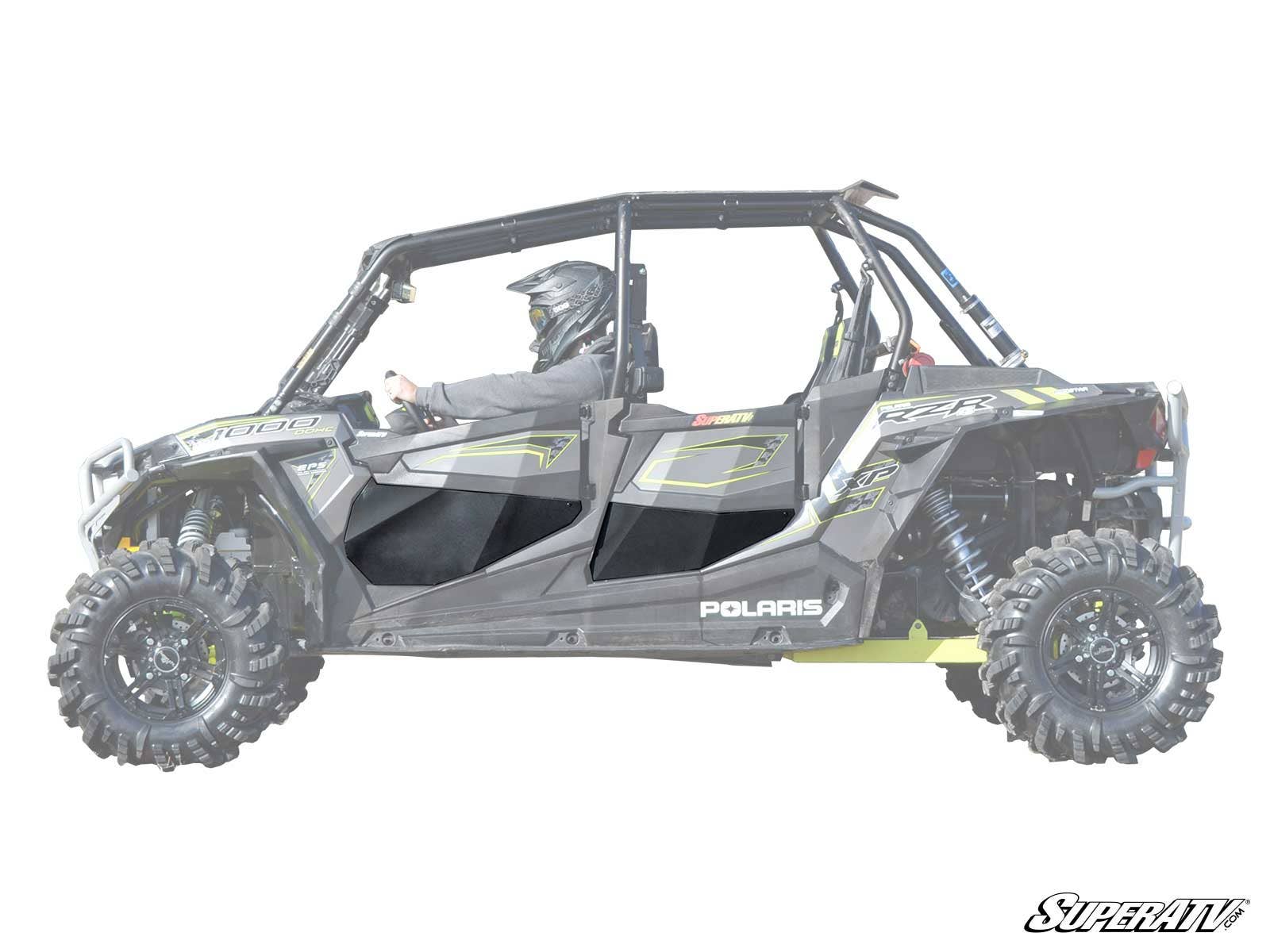 POLARIS RZR XP TURBO S LOWER DOORS-Doors-Super ATV-2 Door-Add Plastic Side Panels-Black Market UTV