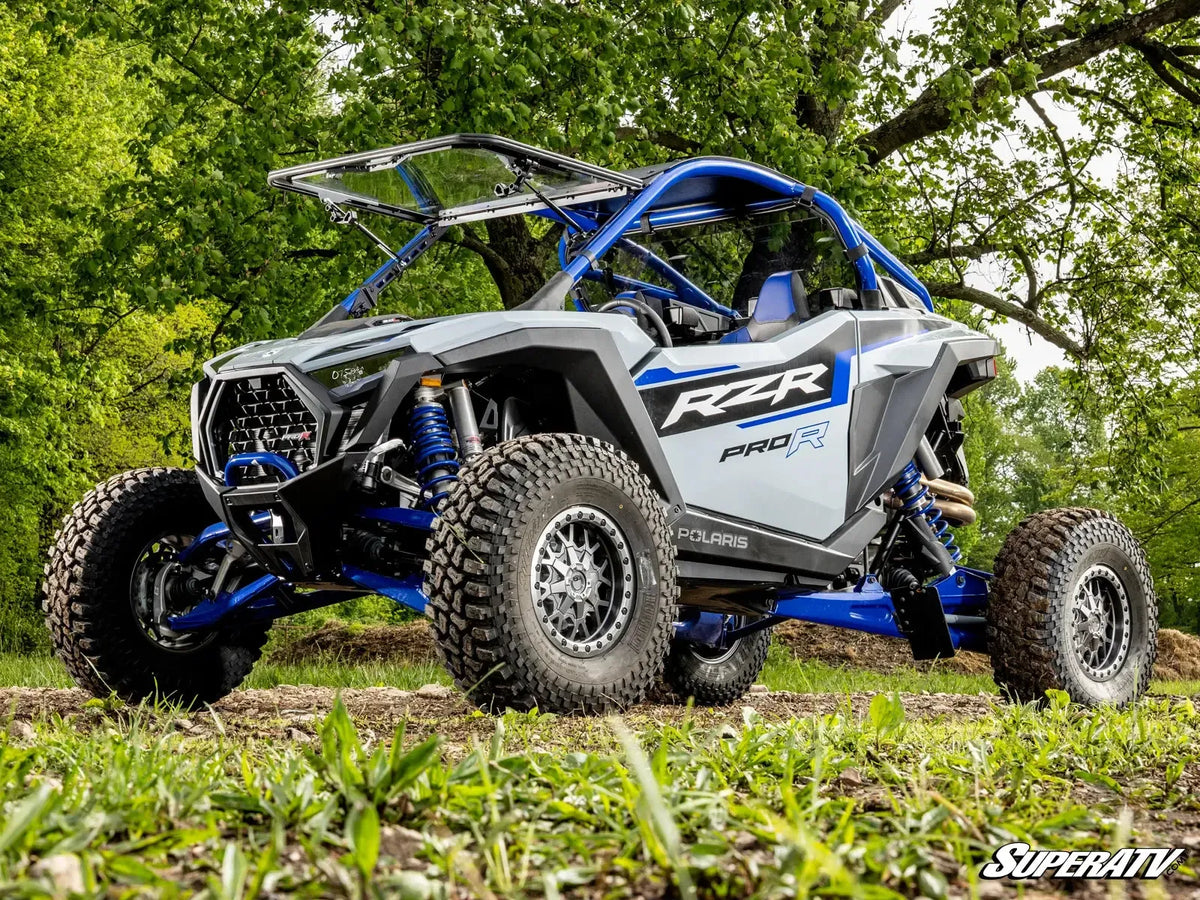POLARIS RZR PRO XP SCRATCH RESISTANT FLIP WINDSHIELD-Windshield-Super ATV-2025+-Black Market UTV
