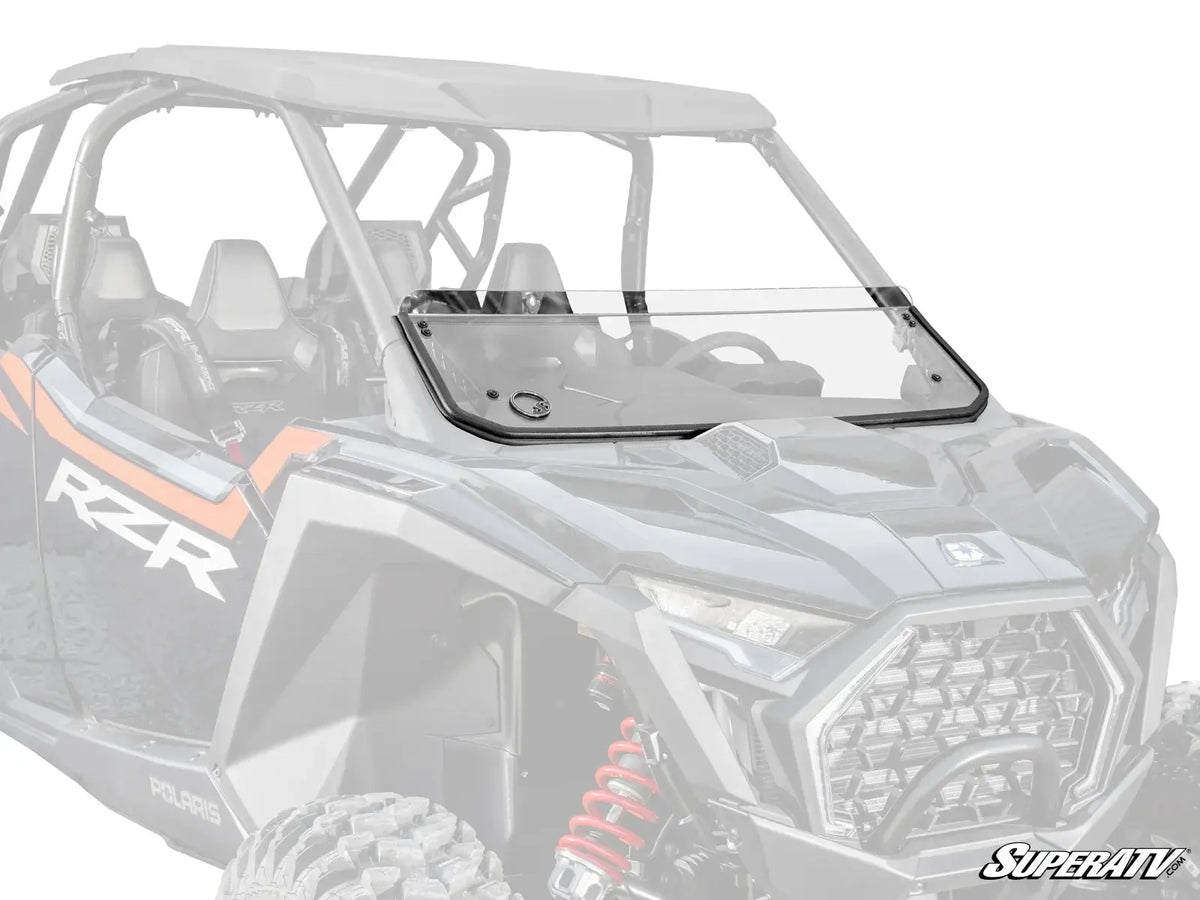 Polaris RZR Pro R Half Windshield-Windshield-Super ATV-Standard Polycarbonate - Clear-2025+-Black Market UTV