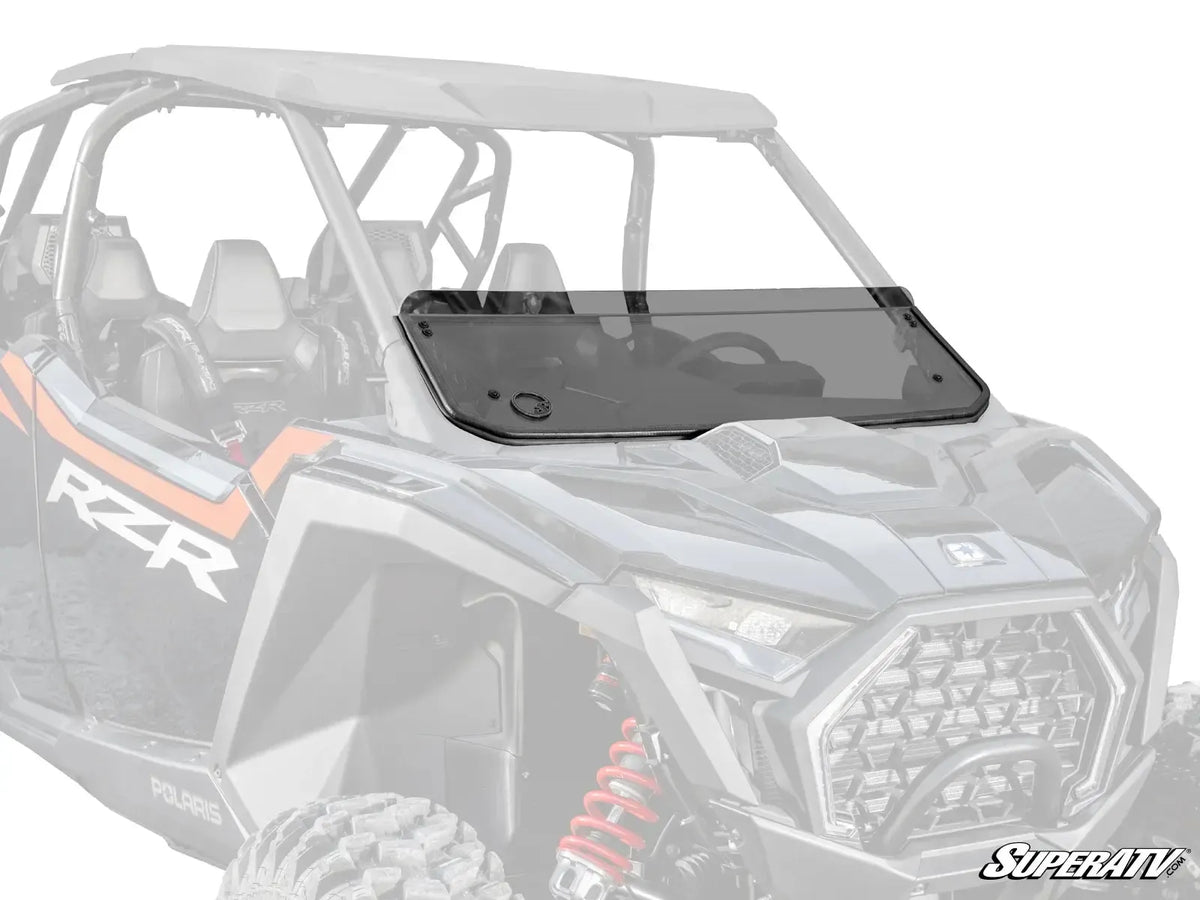 Polaris RZR Pro R Half Windshield-Windshield-Super ATV-Standard Polycarbonate - Dark Tint-2025+-Black Market UTV