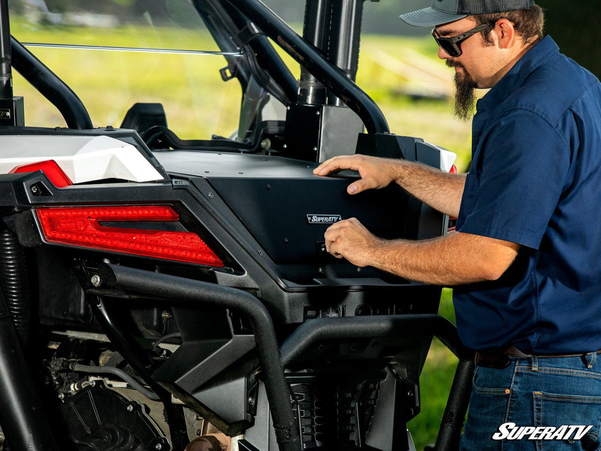 Polaris RZR Turbo R Trunk Bed Enclosure-Trunk Bed-Super ATV-Black Market UTV