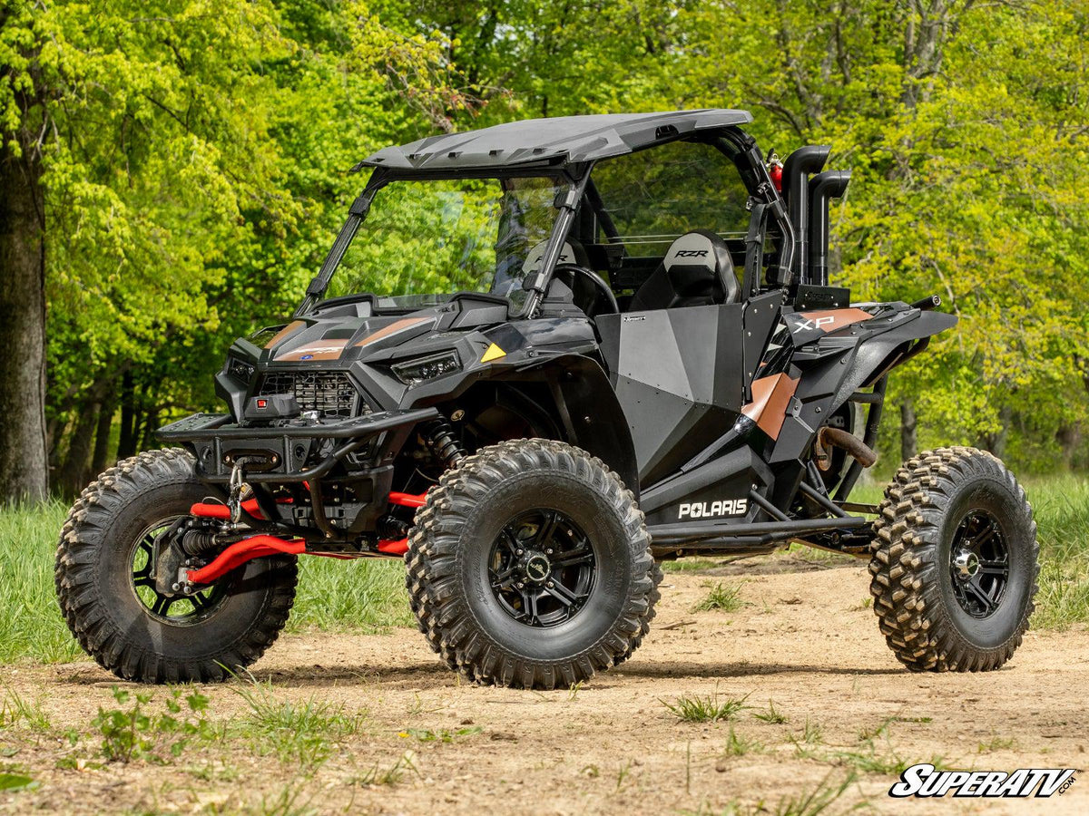 POLARIS RZR SIDE PANELS-Doors-Super ATV-Aluminum - Flat Black-Black Market UTV