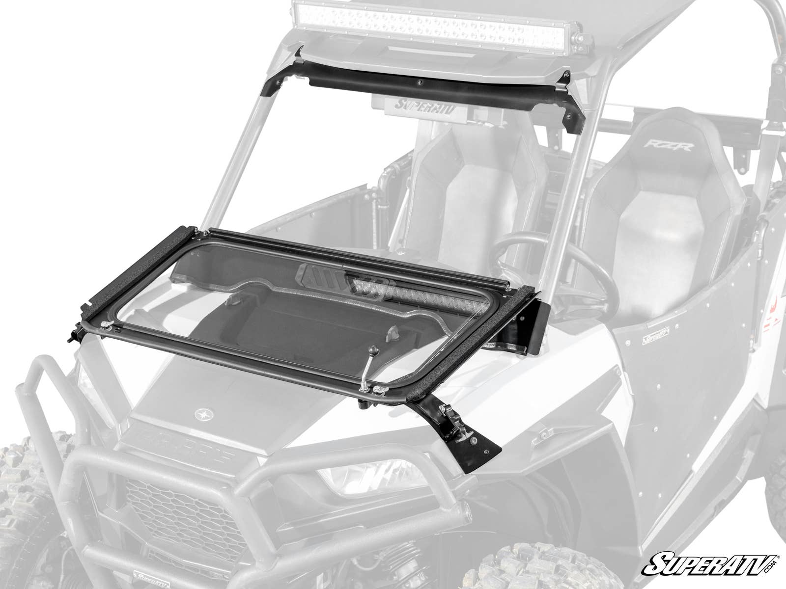 POLARIS RZR XP 1000 FLIP DOWN GLASS WINDSHIELD