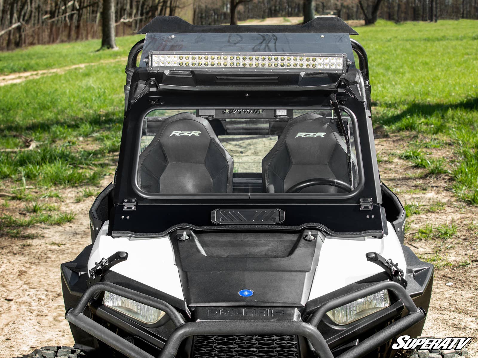 POLARIS RZR XP 1000 FLIP DOWN GLASS WINDSHIELD