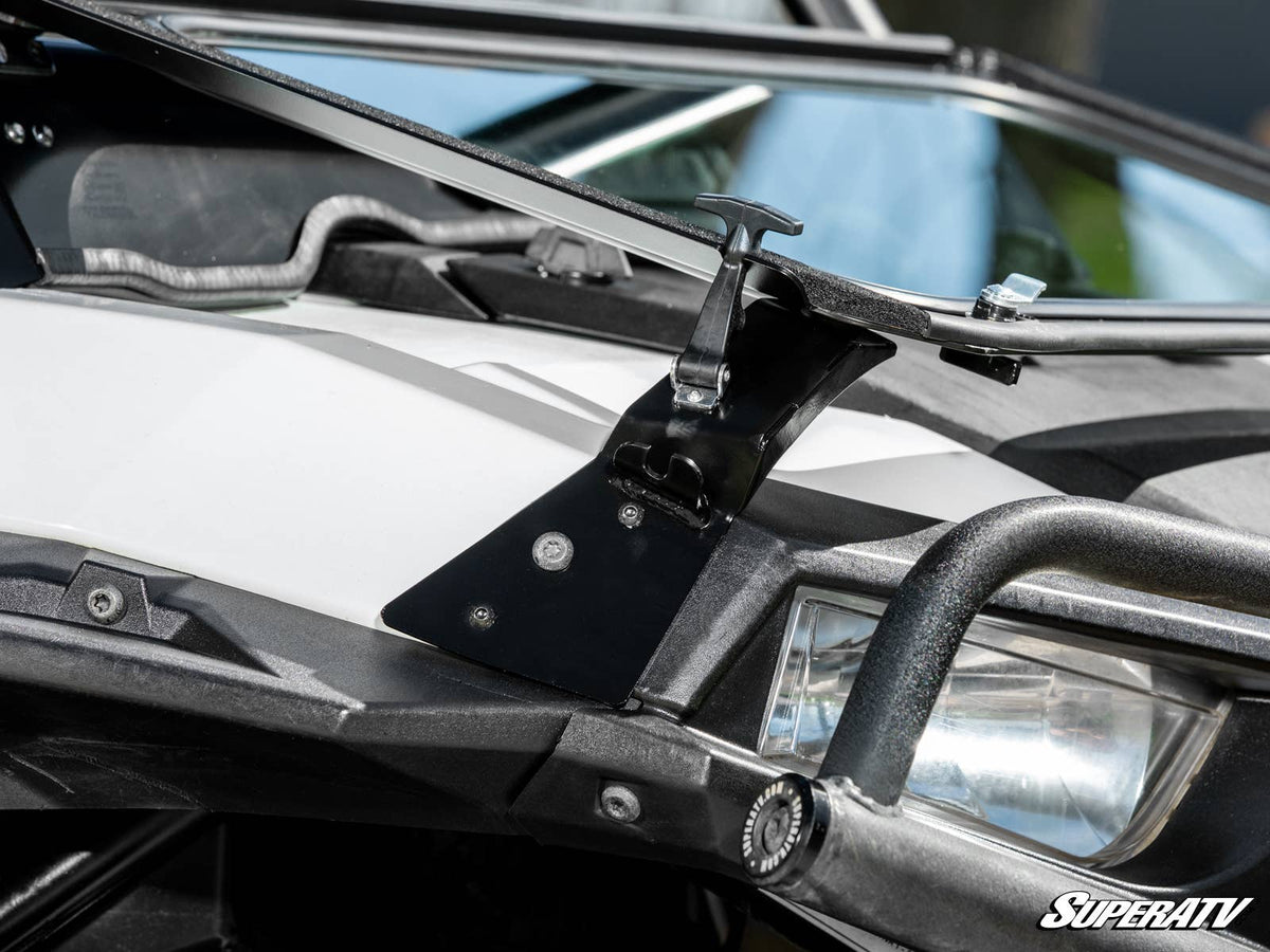POLARIS RZR XP 1000 FLIP DOWN GLASS WINDSHIELD-Windshield-Super ATV-2014-2018-Driver&#39;s Side Wiper-Black Market UTV