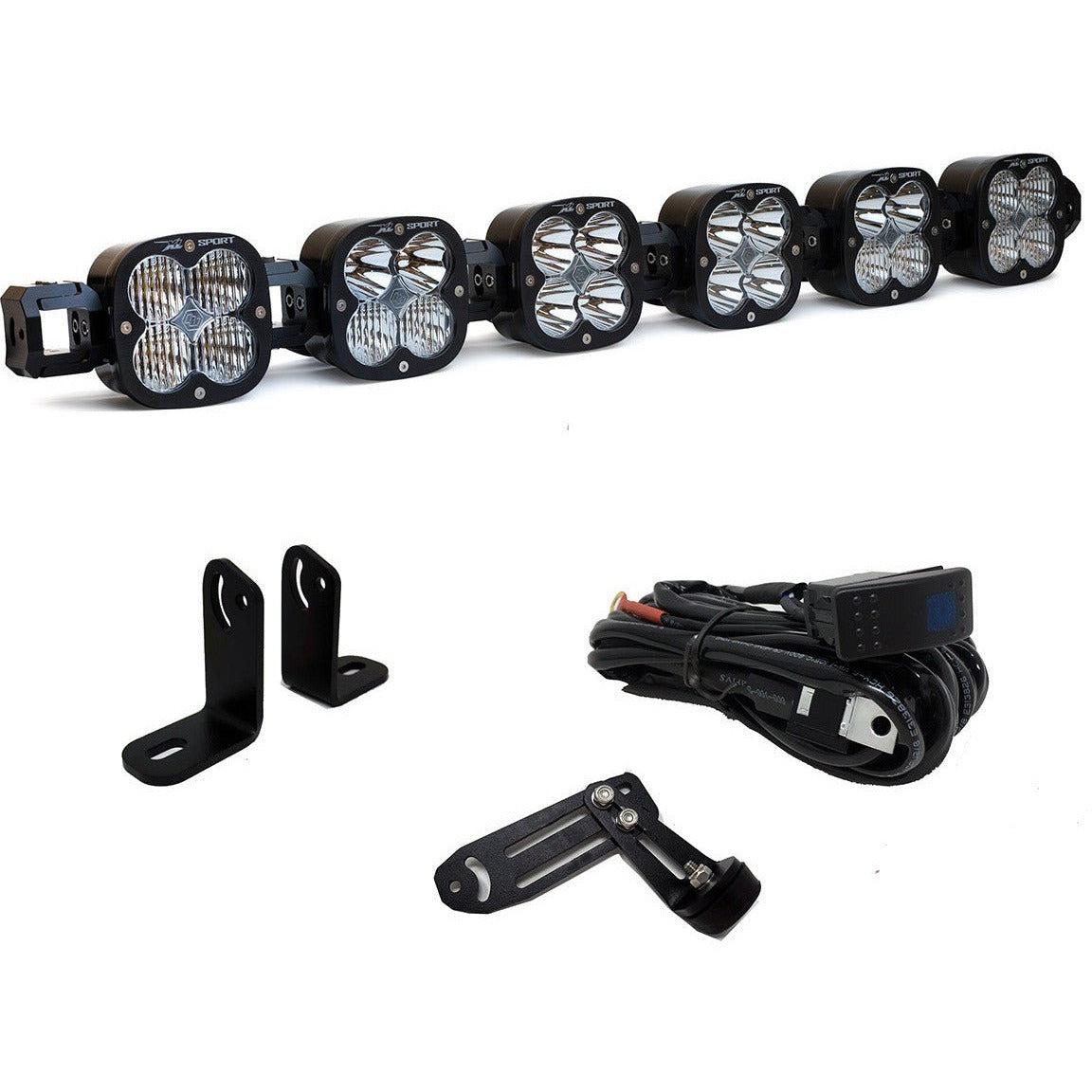 POLARIS RZR PRO XP / TURBO R XL LINKABLE ROOF MOUNT LIGHT KIT-Light Bars-Baja Designs-Black Market UTV