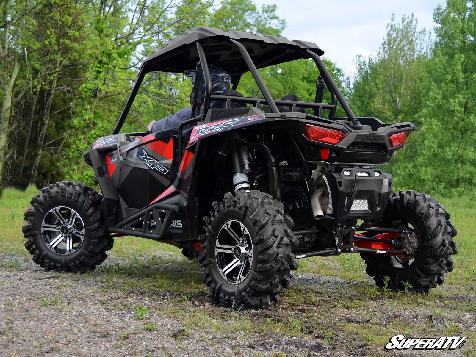 POLARIS RZR XP TURBO RADIUS ARMS-Radius Rods-Super ATV-Black-Black Market UTV