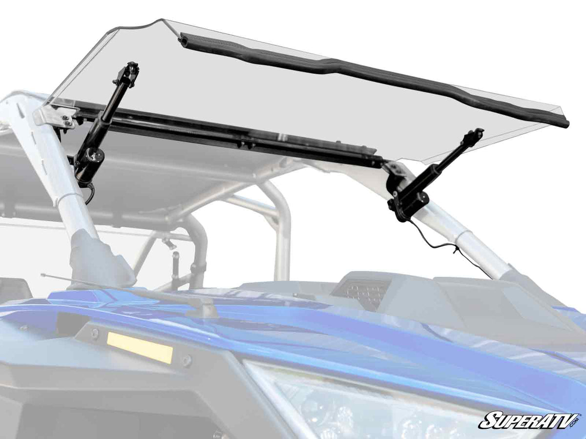 POLARIS RZR PRO R MAXDRIVE POWER FLIP WINDSHIELD-Windshield-Super ATV-4 Seat-2022-2024-Black Market UTV