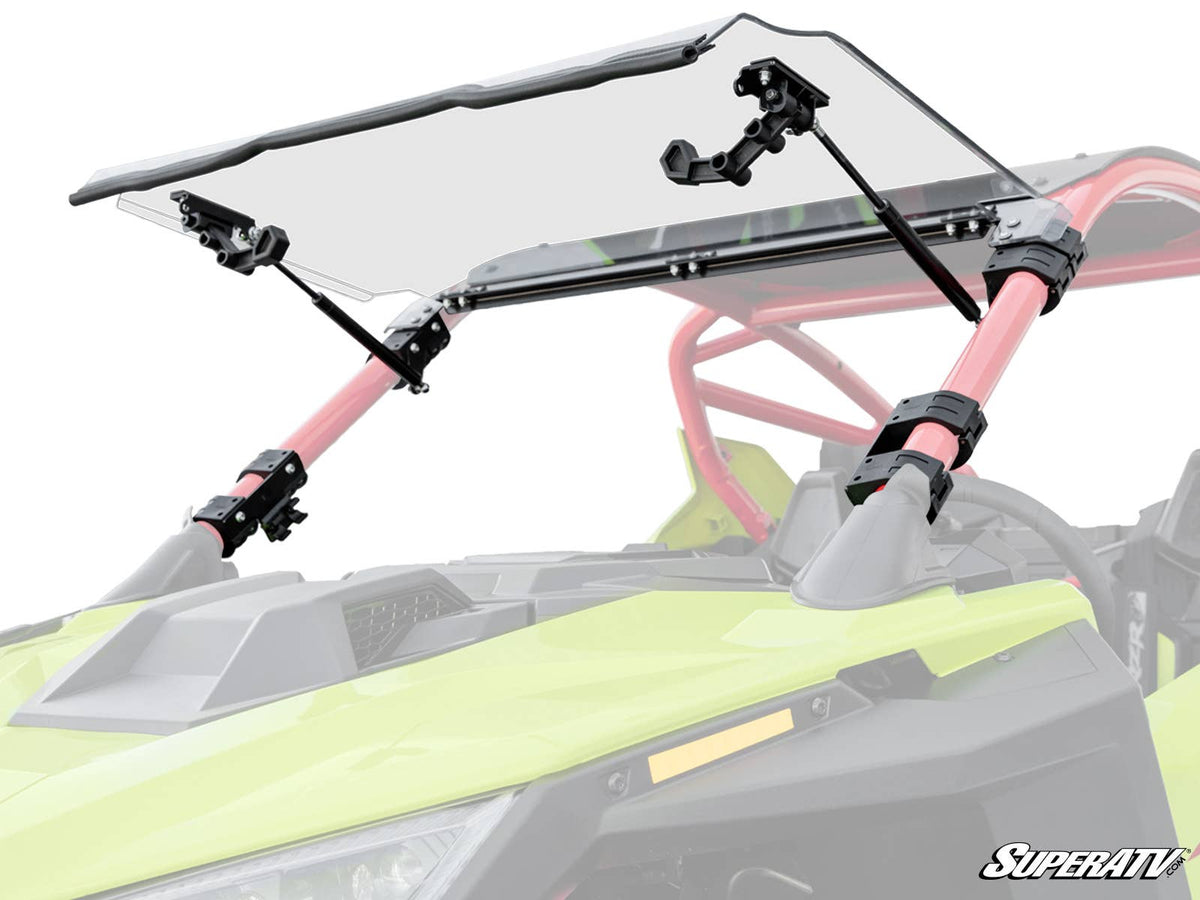 POLARIS RZR PRO R SCRATCH RESISTANT FLIP WINDSHIELD-Windshield-Super ATV-2 Seater-Black Market UTV