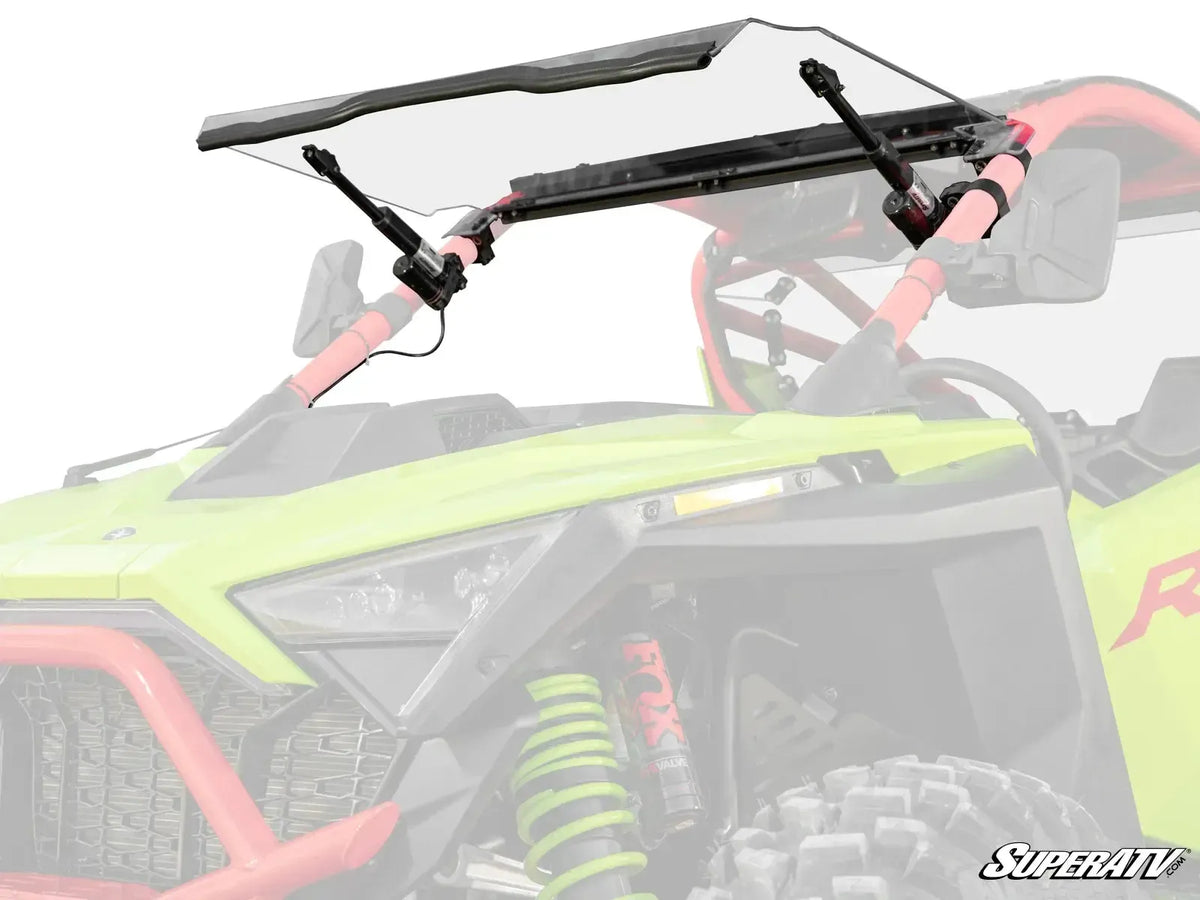 POLARIS RZR PRO R MAXDRIVE POWER FLIP WINDSHIELD-Windshield-Super ATV-2 Seat-2022-2024-Black Market UTV