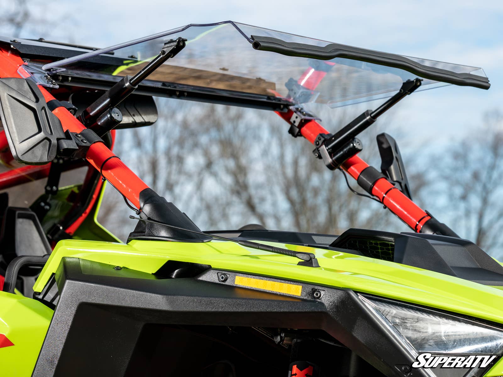 POLARIS RZR PRO R MAXDRIVE POWER FILP WINDSHIELD-Windshield-Super ATV-4 Seat-Black Market UTV