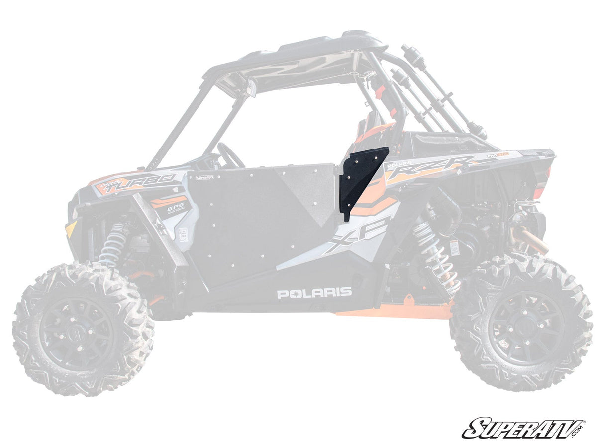 POLARIS RZR SIDE PANELS-Doors-Super ATV-Aluminum - Flat Black-Black Market UTV