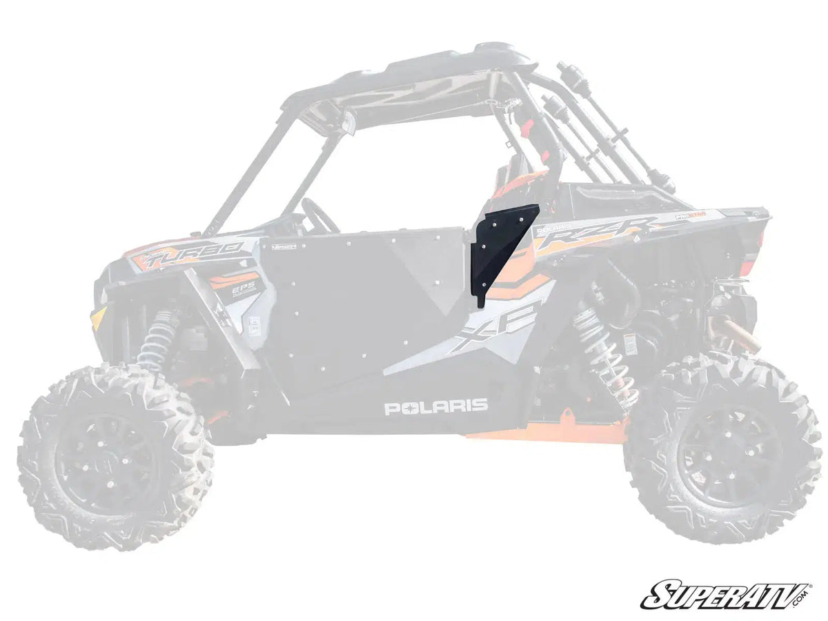 POLARIS RZR SIDE PANELS-Doors-Super ATV-Aluminum - Wrinkle Black-Black Market UTV