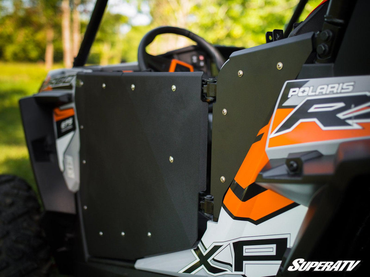 POLARIS RZR SIDE PANELS-Doors-Super ATV-Aluminum - Flat Black-Black Market UTV