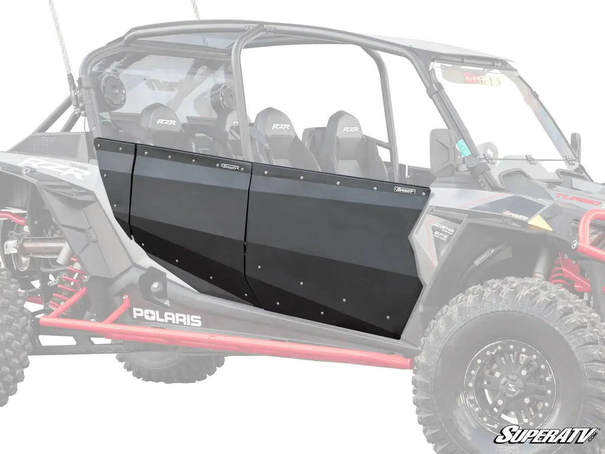 POLARIS RZR XP TURBO S ALUMINUM DOORS-Doors-Super ATV-4 Seater-Black Market UTV