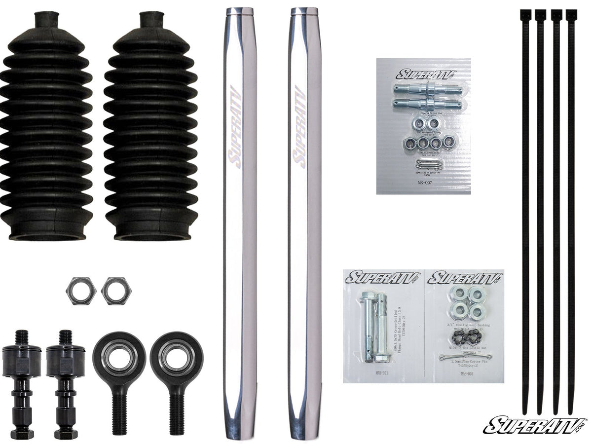 Polaris RZR XP 1000 Billet Aluminum Hex Tie Rod Kit-Tie Rods-Super ATV-RZR XP 4 1000-2014-2018-Black Market UTV