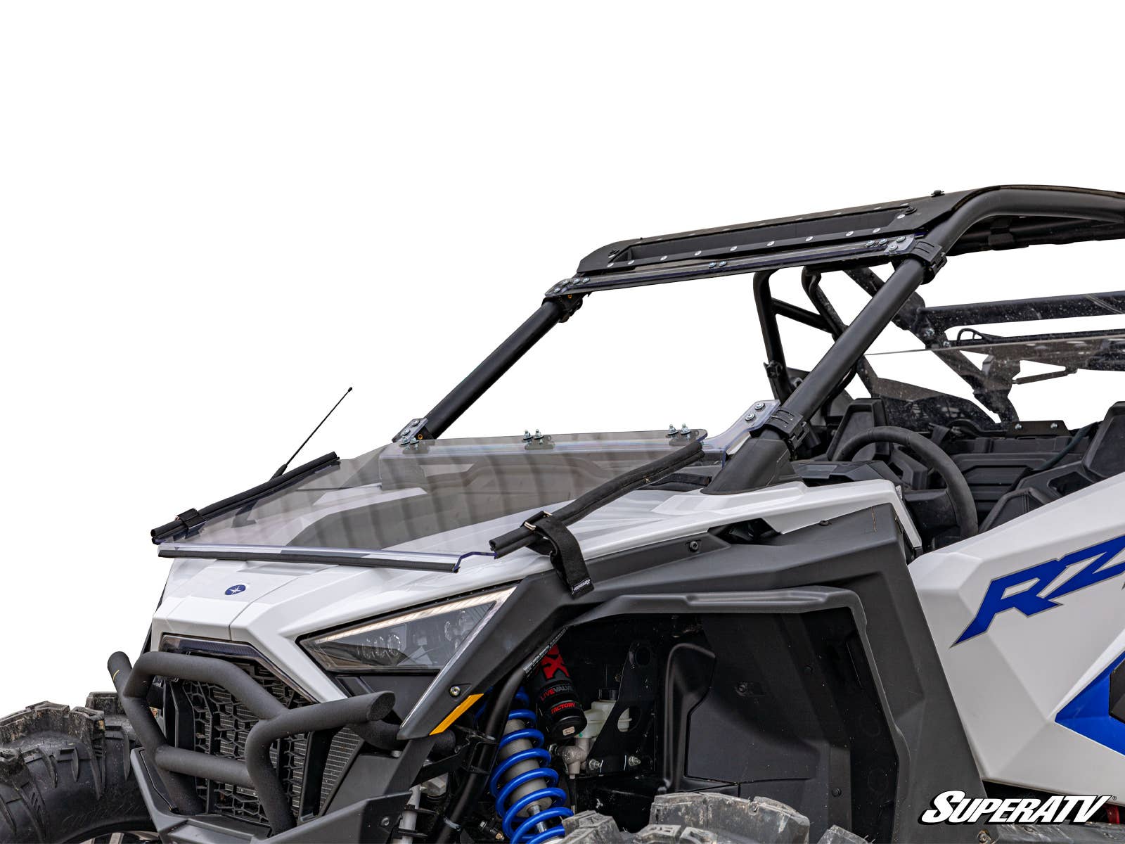 POLARIS RZR PRO XP SCRATCH RESISTANT FLIP DOWN WINDSHIELD-Windshield-Super ATV-Black Market UTV