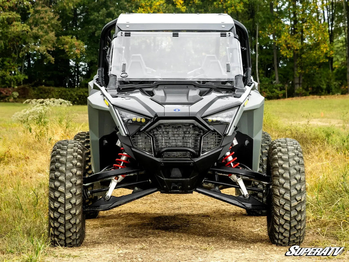 POLARIS RZR PRO XP SCRATCH RESISTANT FLIP WINDSHIELD-Windshield-Super ATV-2020-2024-Black Market UTV