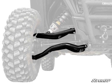 POLARIS RZR XP TURBO ATLAS PRO 2" FORWARD OFFSET A-ARMS-Tailing Arm Support-Super ATV-Super Duty 300M-Black Market UTV