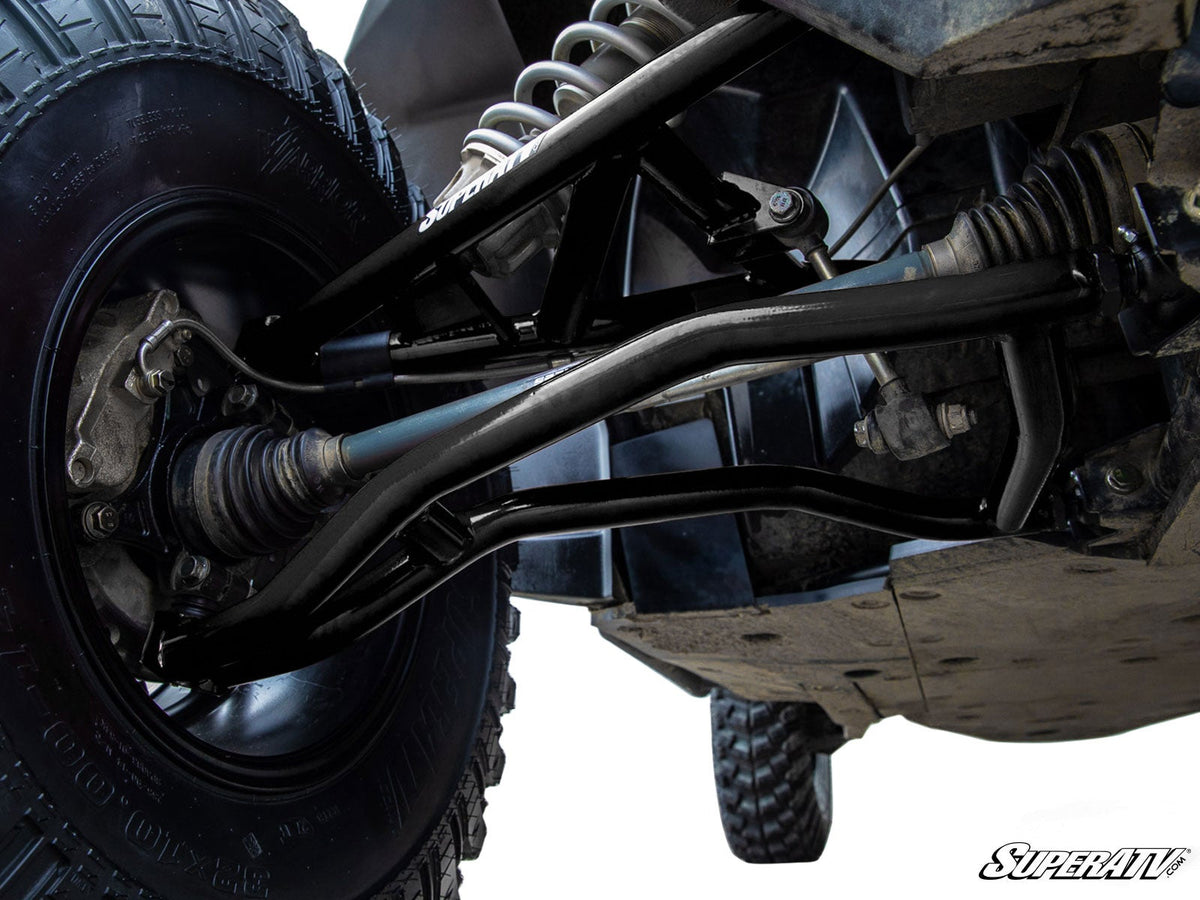 POLARIS RZR XP TURBO HIGH CLEARANCE 1.5&quot; FORWARD OFFSET A-ARMS (CHROMOLY)-Suspension-Super ATV-Black-Black Market UTV