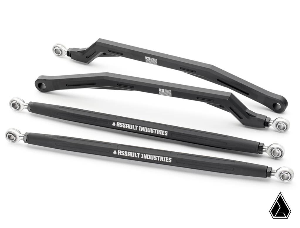 ASSAULT INDUSTRIES HIGH CLEARANCE QUICK CAMBER RADIUS RODS (FITS: POLARIS RZR XP TURBO)-Radius Rods-Super ATV-2016-Black Market UTV