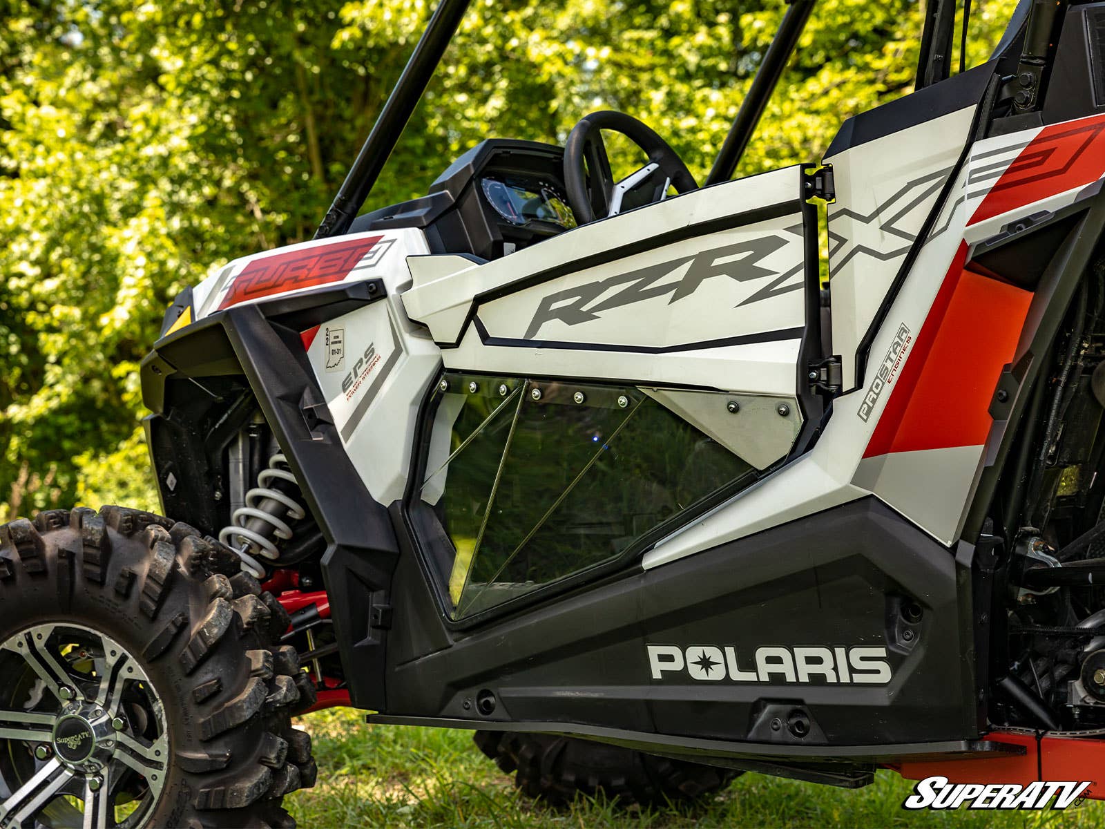 POLARIS RZR XP TURBO S CLEAR LOWER DOORS-Doors-Super ATV-2 Door-Black Market UTV