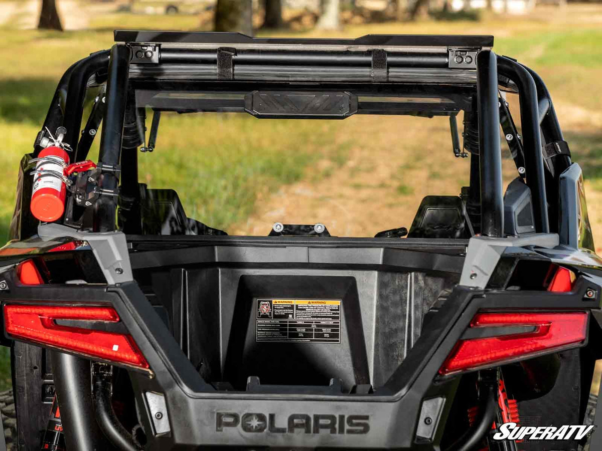 Polaris RZR PRO XP Rear Vented Windshield-Windshield-Super ATV-2 Seat-Black Market UTV
