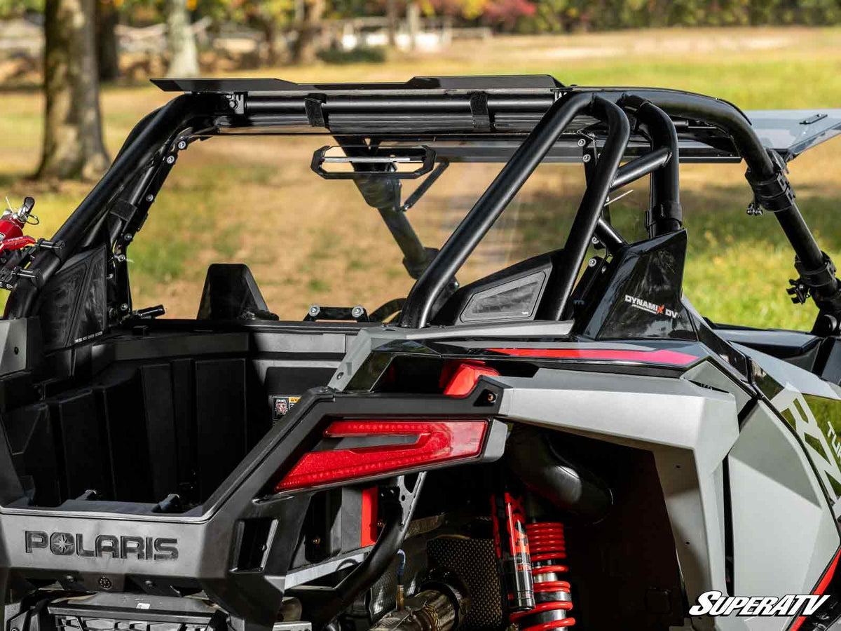 Polaris RZR PRO XP Rear Vented Windshield-Windshield-Super ATV-2 Seat-Black Market UTV