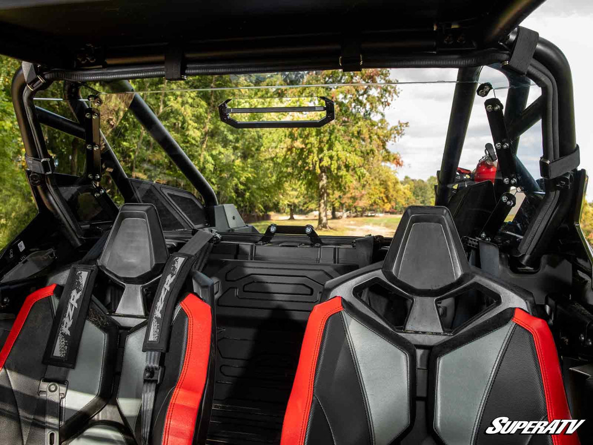 Polaris RZR PRO XP Rear Vented Windshield-Windshield-Super ATV-2 Seat-Black Market UTV