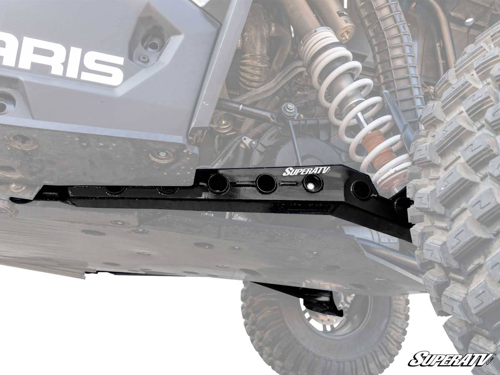 POLARIS RZR XP TURBO HIGH CLEARANCE REAR TRAILING ARMS-Sway Bar-Super ATV-Black-Black Market UTV