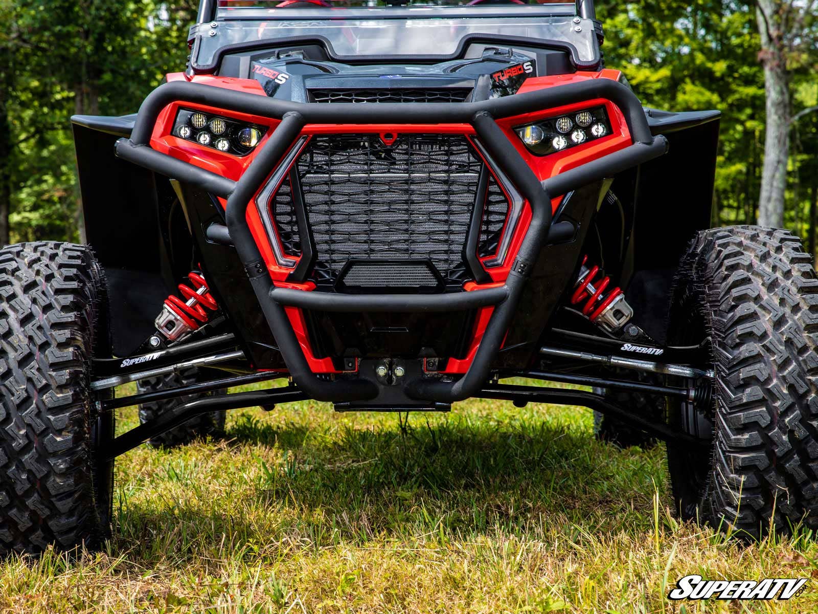 POLARIS RZR TURBO S HIGH CLEARANCE 1.5" OFFSET A-ARMS-A-Arms-Super ATV-Super Duty 300M-Black Market UTV