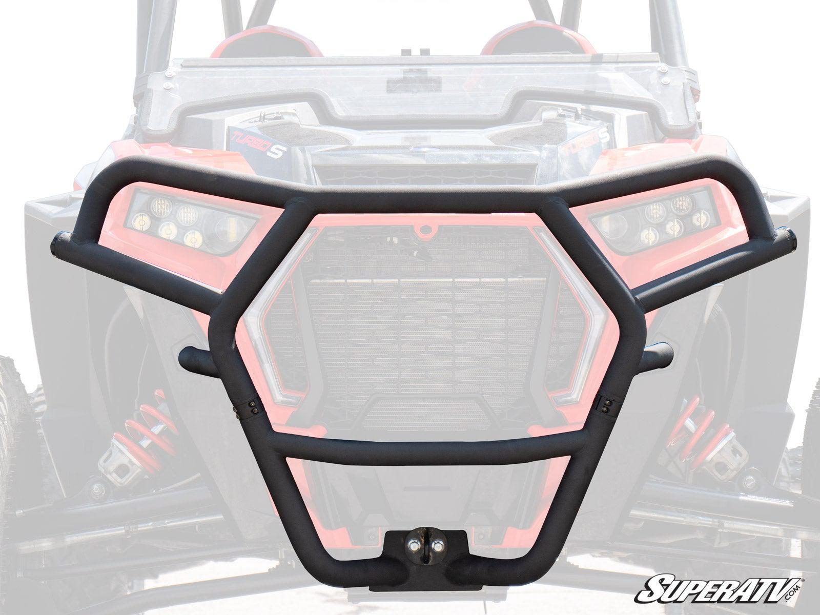 POLARIS RZR XP TURBO S FRONT BUMPER-WINCH BUMPER-Super ATV-Yes please include one-No thank you-Black-Black Market UTV